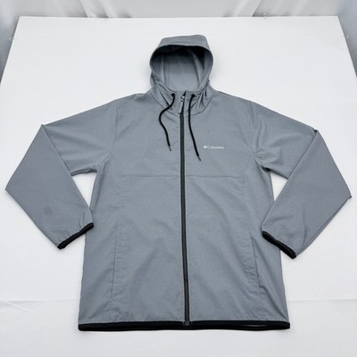 Columbia Pine Orchard Hooded Softshell Jacket Mens Small Wind Water Resistant