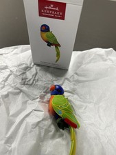 2024 RAINBOW LORIKEET  Hallmark Keepsake Ornament Club ornament   new in box