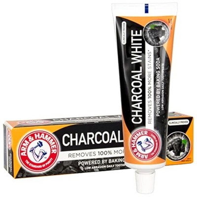 Arm & Hammer Charcoal White Toothpaste, 75ml 2.53 Fl Oz (Pack of 1), Other