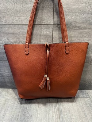 Imoshion Women Vegan luxury tote Brown Bag B000409