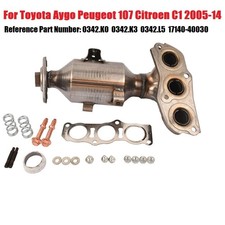 Katalysator Kit. für Citroen C1 Peugeot 107 Toyota Aygo 1.0 171400Q010 0342K0 DE