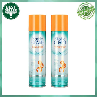 Static Guard Fresh Linen Scent Spray, Safe for All Fabric Types, 5.5 Oz (2 Pack)
