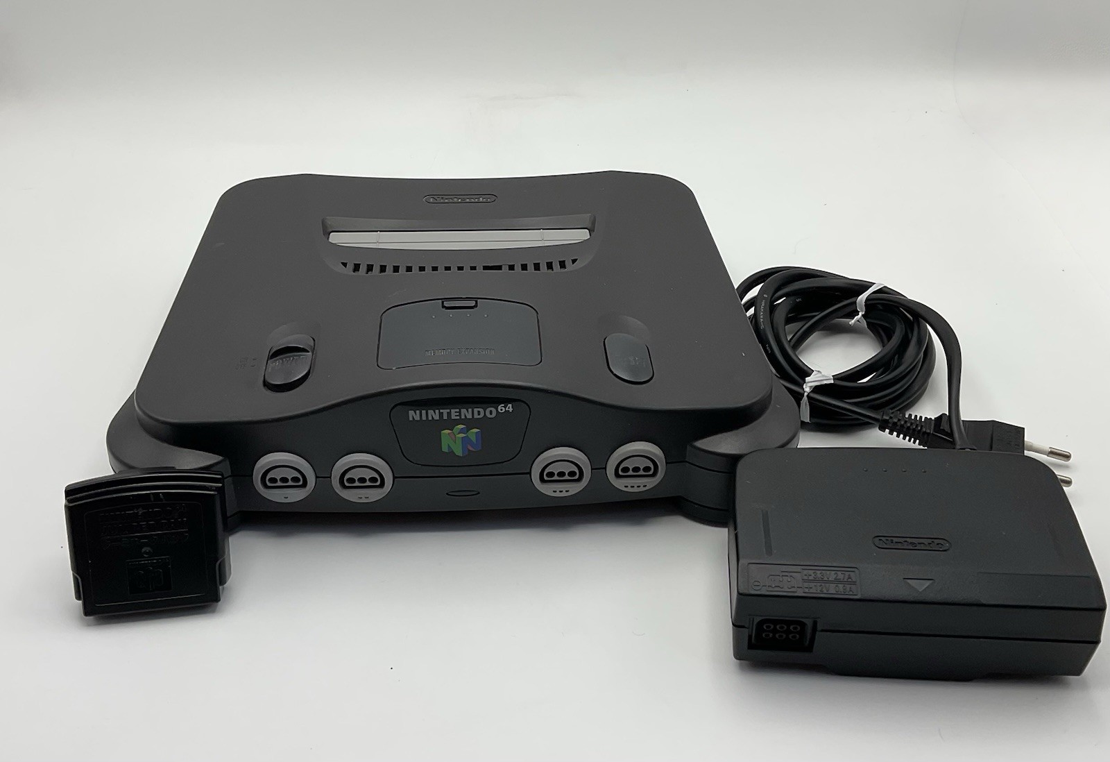 Nintendo 64 Console Funzionante + Alimentatore + Jumper Pak NUS-001 EUR GIG