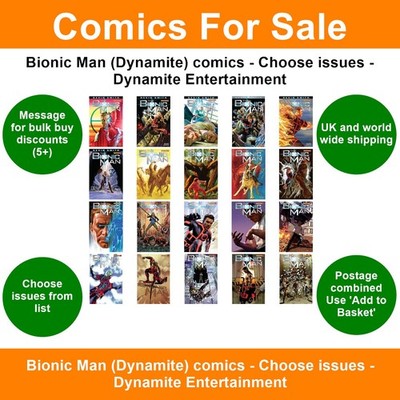 Bionic Man (Dynamite) comics - Choose issues - Dynamite Entertainment