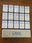 NGC Graded MS69 American Silver Lot of 15 with Box 🇺🇸