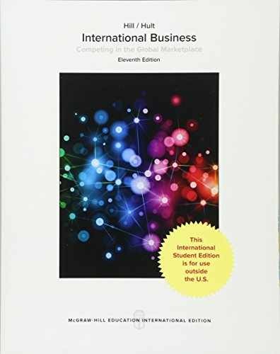 International Business - Paperback, by Hill - Good