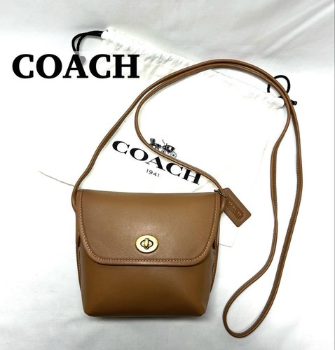 Coach Quincey Shoulder Bag Limited Edition Leather Black 16cm (6.3in)