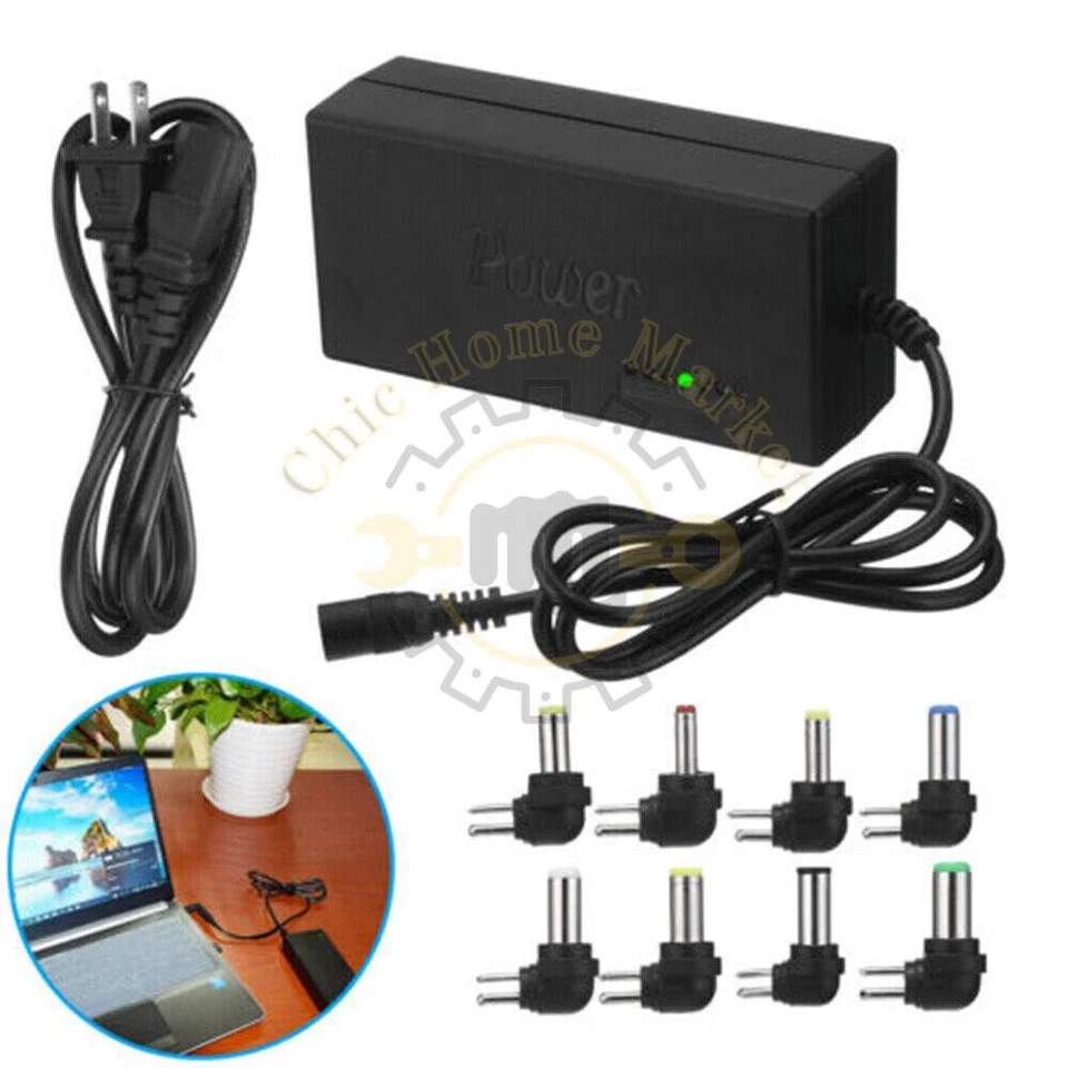 96W Universal Laptop Power Supply Charger Adapter w/ 42 Tips Notebook Charger US - Image 4 of 4