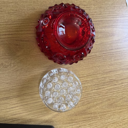 Vintage Viking Red Bullseye Flower lite anni 60 - Foto 6 di 6