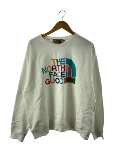 Gucci x The North Face white cotton sweatshirt for men-image
