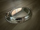 Vintage Sterling Silver Wm Rogers Berwick Oval Serving Dish With Lid & Handles