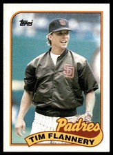 1989 Topps Tim Flannery San Diego Padres #379