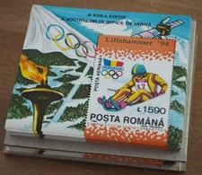 1994 Rumänien; 200 Blocks Winterspiele, postfrisch/MNH, Bl. 288, ME 900,-