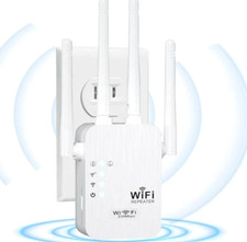 WiFi Range Extender Repeater 300Mbps Wireless Router Signal Booster 2.4G/5GHz