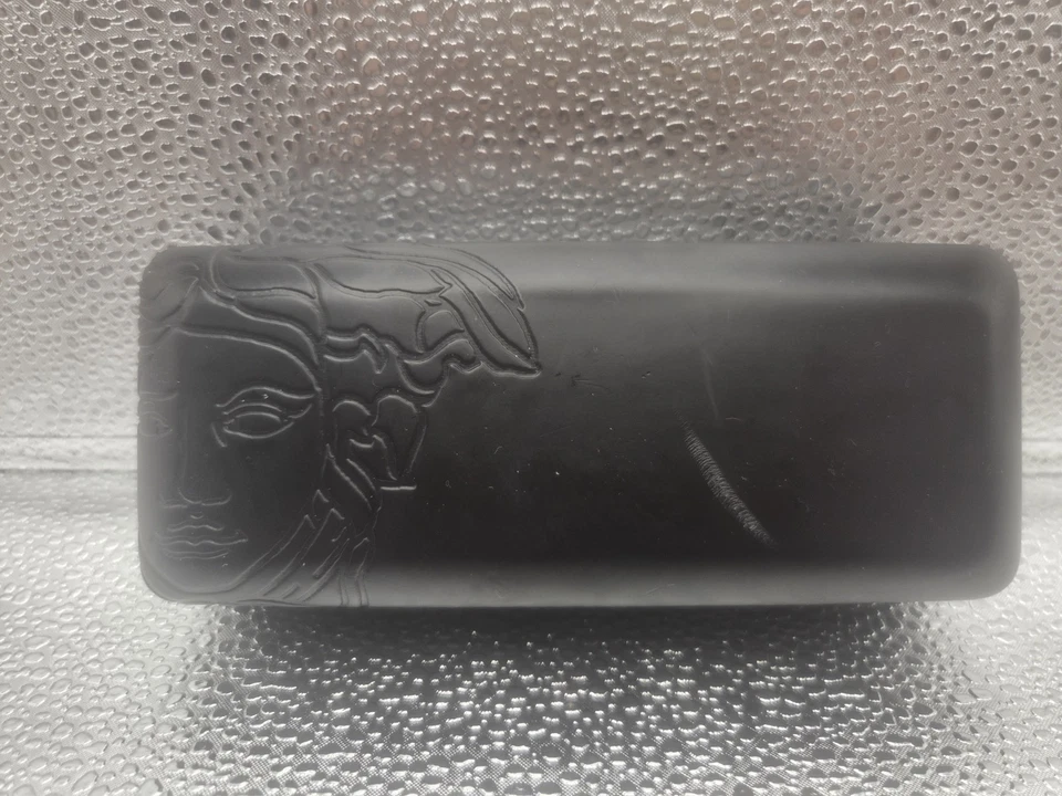 Gafas de sol Versace Medusa Logo negro estuche rígido con paño de limpieza Foto 2 de 4