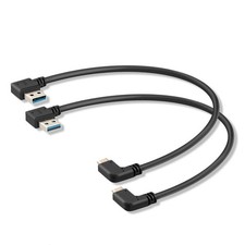 USB C 90 Degree Right Angle Cable Extension USB 3.0 Type c Cable Left  Right An