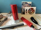Red Nintendo Wii Super Mario Galaxy 1, Smash Bros. Console Bundle Tested 3 Games