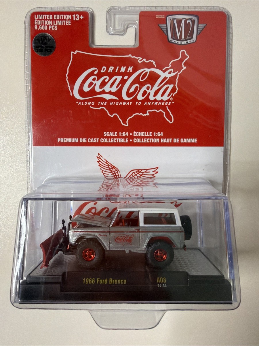 M2 Machines 1966 Ford Bronco Coca-Cola Super Raw Chase 1/64