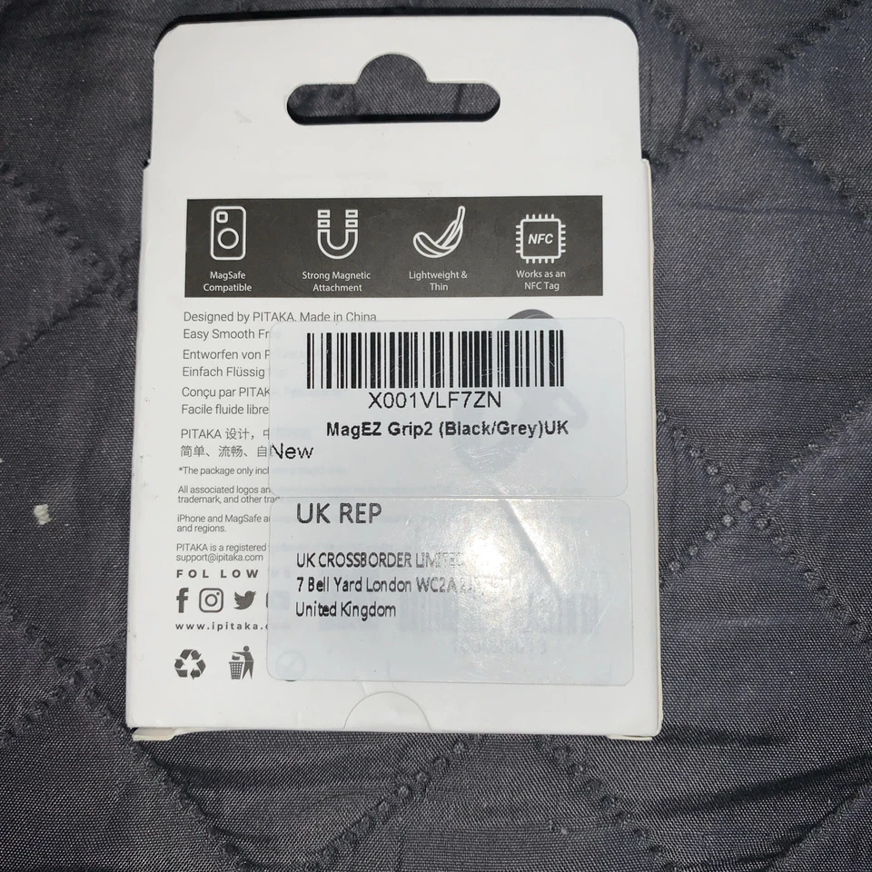 PITAKA Mobile Phone Ring Holder Compatible with Magsafe Magnetic Grip Ring Holde - Image 2 of 3