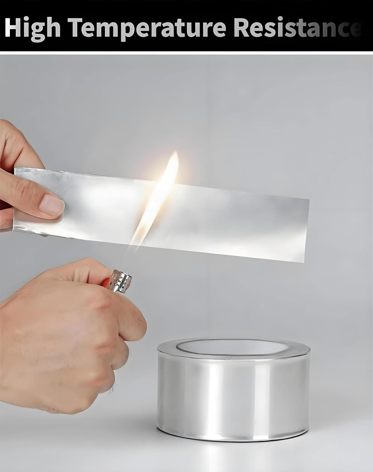 Thicker Aluminum Foil Tape 2-Inch X 50Ft Heavy Duty High Temp Silver Tape for HV