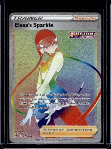 2021 Pokemon SWSH Fusion Strike Elesa's Sparkle #275/264