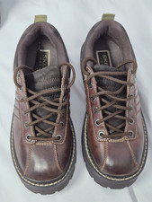 VINTAGE 90s SKETCHERS Jammers Brown Leather Platform Women's Shoes Size 7.5