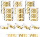 100 Stück VIP Einlassbänder, Papierarmbänder, Selbstklebend Vip Bändchen Wasserd