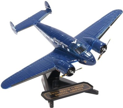 TWIN BEECH PLANE - G-BKGM BRISTOL AIRWAYS - 1:72 scale - OXFORD - 72BE001