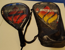 Set Of 2 Ektelon Racquetball Racquets Bags Longbody 915 Burst Power 950 Glasses