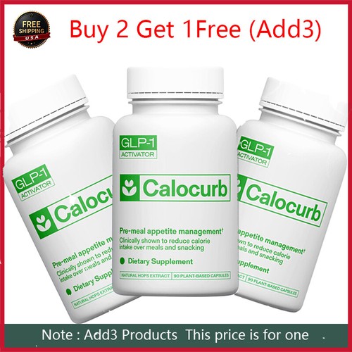 Calocurb Calorie Control Supplement 6X Natural GLP-1 Activator 90 Count