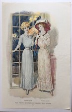1910 Delineator Advertising Print Ad Semi-Princess Dresses Fashion 