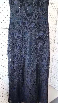 Phase Eight Osanne Lace Embroidered Maxi Dress, Black/Green Collection 8  Dresses | eBay