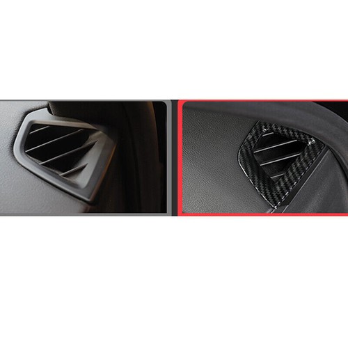 Dashboard L&R Air Outlet Vent Trim ABS Carbon Fiber For Cadillac CT5 2019-2020 - Picture 4 of 8