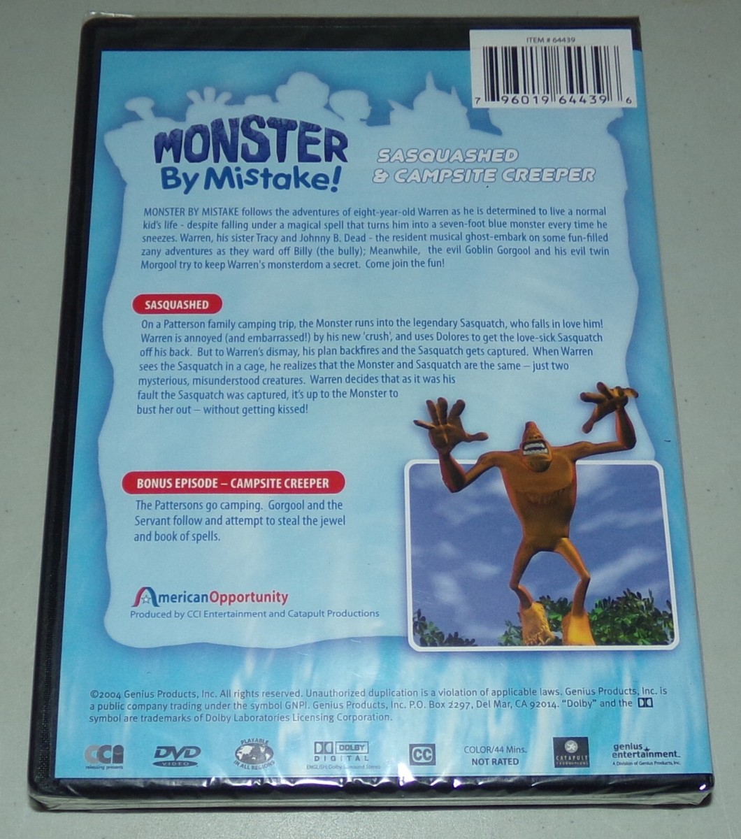 Monster By Mistake: Badgering Billy/Haunted House/Sasquashed