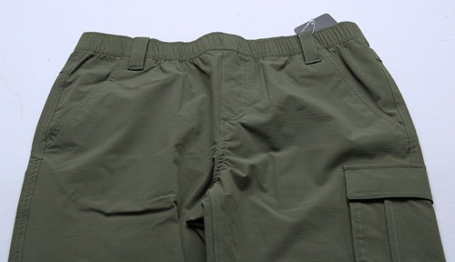 CQR Boy's Quick Dry Elastic Hiking Cargo Pants MP9 Shenandoah Army Green Large - Picture 2 of 4