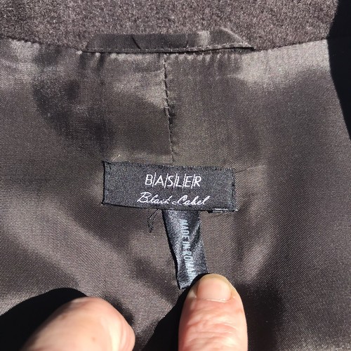 Basler Black Label Womens Blazer Jacket Brown Size 42/10 Aus virgin/angora Wool - Picture 5 of 14