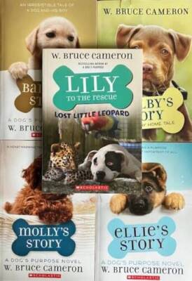 A Dogs Purpose and A Dogs Way Home 5 Book Set: Mollys Story, Baileys  - GOOD