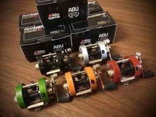 Abu Garcia Ambassadeur 2500C modello in miniatura 100° set limitato di 5 completo NUOVO