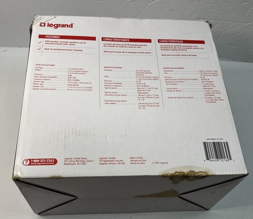 Legrand 500 Series 4-inch Indoor/Outdoor Speakers Pair 50W - Picture 20 of 24