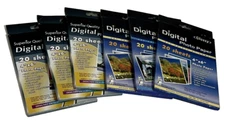 Mix Lot 6 Digital Photo Paper Matte 20 Sheets Per Pack 4x6,4 Glossy 2 Matt (New)