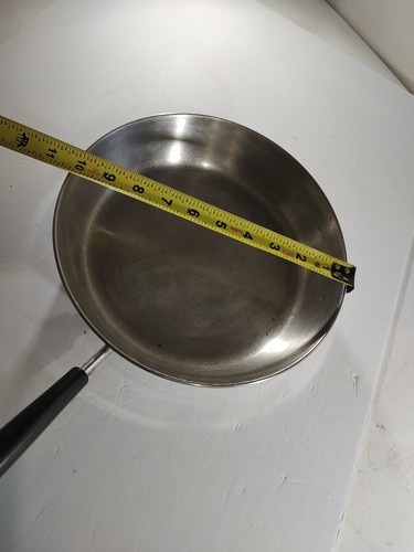 Revere Ware Skillet Fry Pan 10" Stainless Steel Aluminum Clad Bottom - Picture 10 of 10