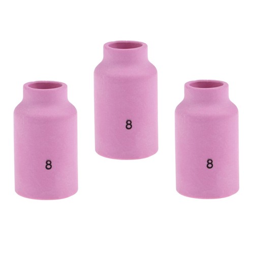 ClearTig WIG Glas-Gasdüse Set Für Schweißbrenner SR/WP 9/20/310 – Spart Bis Zu 40% Schutzgas, Besserer Einblick (2,4 Mm)