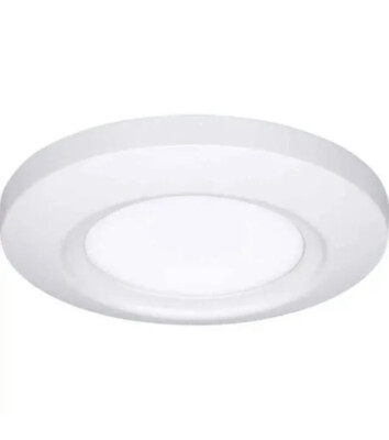 Progress Lighting Emblem 5-1/2 in. Slim-Line White Low Profile LED Flush -New