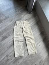 Nike vintage women's beige Y2K nylon track pants Size: S