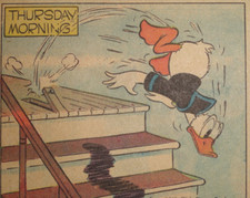 KACZKA DONALD niedzielna półstrona 18.04.1943 Taliaferro pełny kolor szybki A3