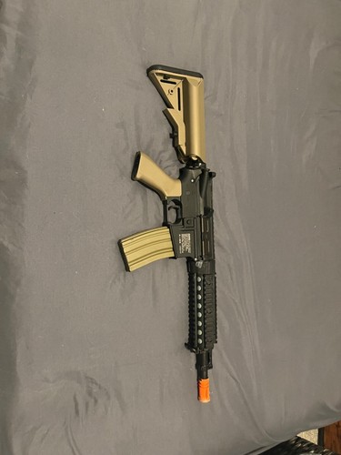 Elite force M4 cqbx dark earth electric airsoft gun 380 fps - Picture 4 of 4