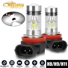 2x H8 H11 H16 Led Fog Driving Drl Light Bulb Kit 3600lm 6000k Xenon Super White