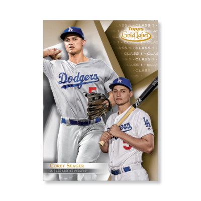 Corey Seager #53 Dodgers Klasse 1 Version # Ed / 10 Made 2018 Topps Gold Label
