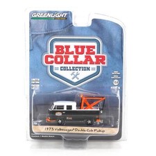 1973 Volkswagen Double Cab Pickup Texaco Blue Collar 1:64 Model Tow Truck