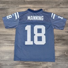 Reebok Indianapolis Colts Peyton Manning NFL Jersey Youth Medium 10/12 Mesh 18